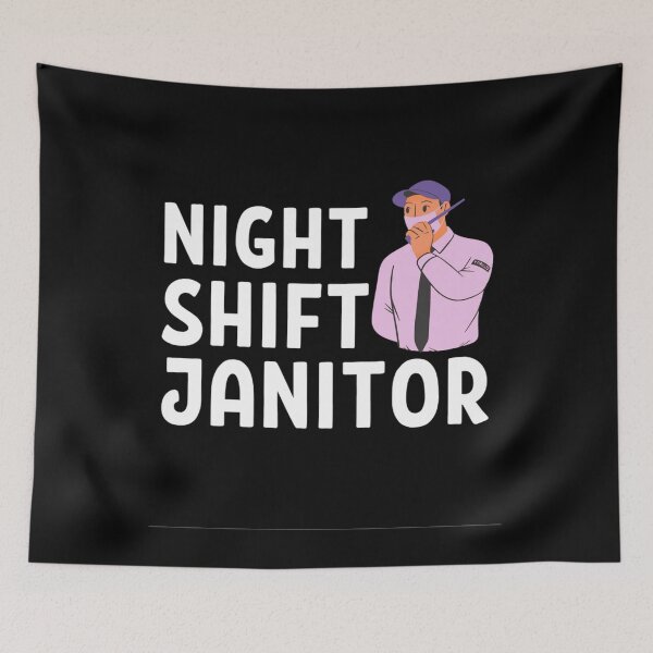 Item preview, Night Shift Janitor With Women Cleaner  designed and sold by chetan786.