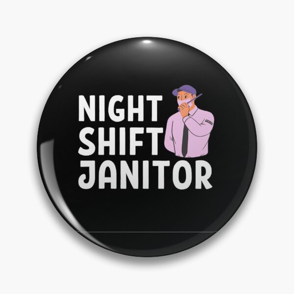 Item preview, Night Shift Janitor With Women Cleaner  designed and sold by chetan786.