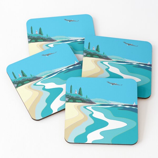 Item preview, Ballina Vintage Style Travel Art - Near Byron Bay, Australia designed and sold by Jazznote.