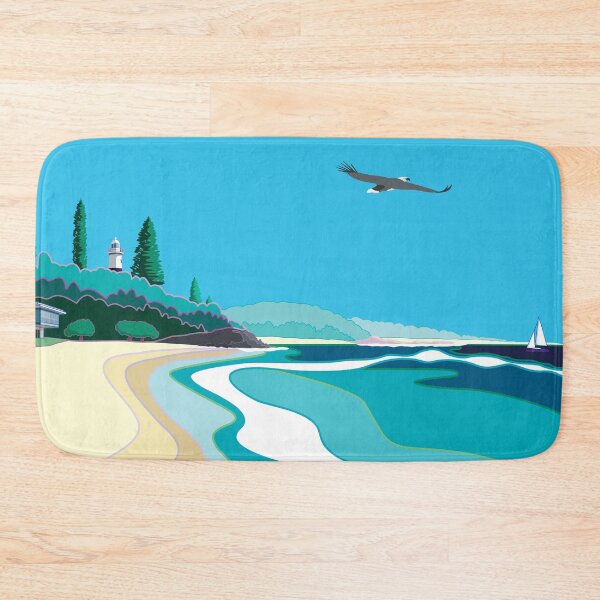 Item preview, Ballina Vintage Style Travel Art - Near Byron Bay, Australia designed and sold by Jazznote.