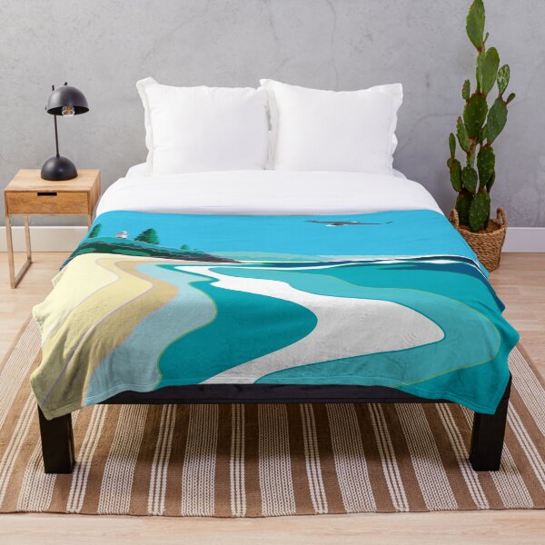 Item preview, Ballina Vintage Style Travel Art - Near Byron Bay, Australia designed and sold by Jazznote.