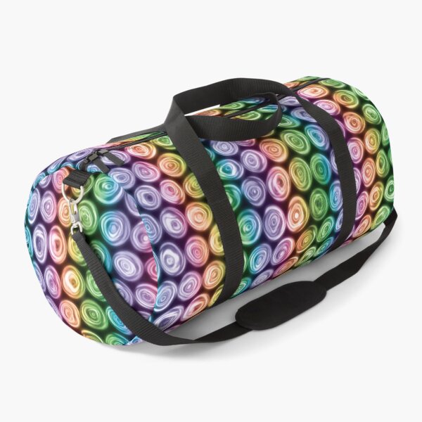 Item preview, Tiny Rainbow Stripes Squiggly Swirly Spiral Circles designed and sold by James-Cole.