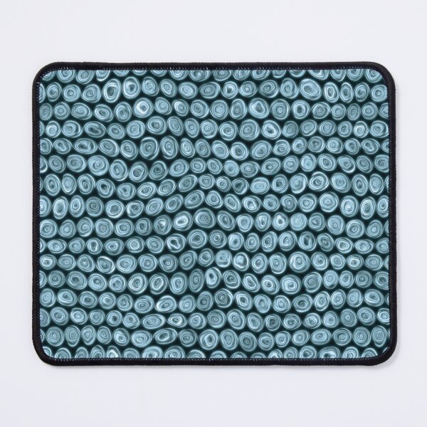 Item preview, Tiny Turquoise Squiggly Swirly Spiral Circles designed and sold by James-Cole.
