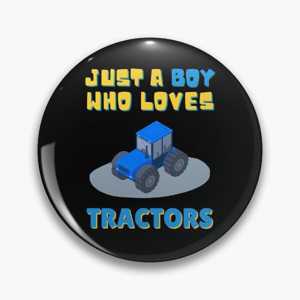 Item preview, Just A Boy Who Loves Tractors, Blue Tractor Funny Kids Gift Idea designed and sold by singRsong.