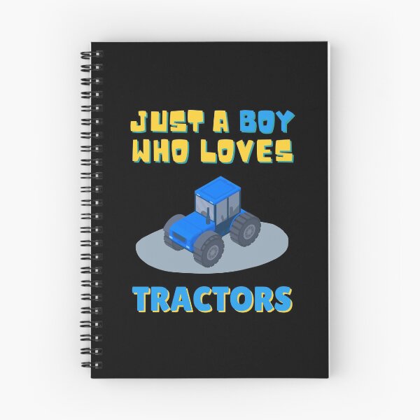 Item preview, Just A Boy Who Loves Tractors, Blue Tractor Funny Kids Gift Idea designed and sold by singRsong.