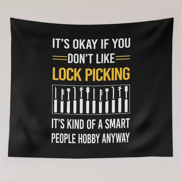 Item preview, Funny Smart People Lock Picking Pick Picker Lockpicking Lockpick Lockpicker Locksmith Locksmithing designed and sold by RandalDavis.