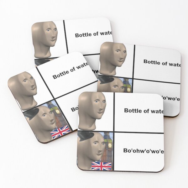Item preview, Bottle of Water - Sarcastic Bo'Oh'O'Wa'er British Accent - British Accent Meme designed and sold by deepclothing.