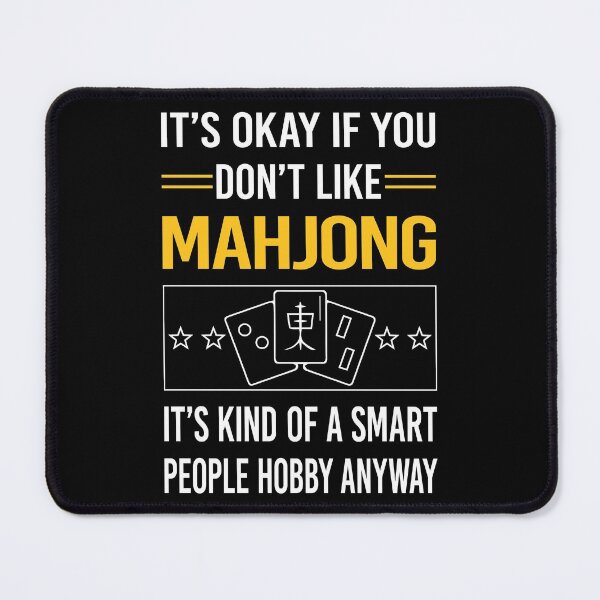 Item preview, Funny Smart People Mahjong Majong Mah Jong Mah Jongg designed and sold by RandalDavis.