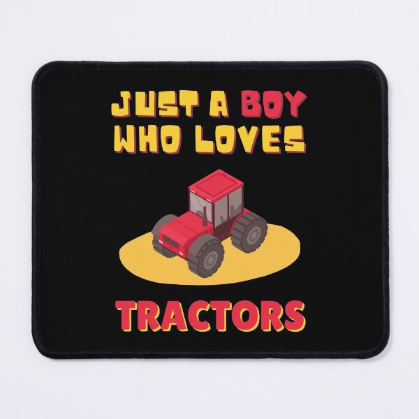 Item preview, Just A Boy Who Loves Tractors, Red Tractor Funny Kids Gift Idea designed and sold by singRsong.