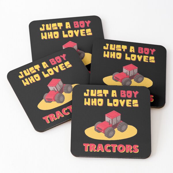 Item preview, Just A Boy Who Loves Tractors, Red Tractor Funny Kids Gift Idea designed and sold by singRsong.