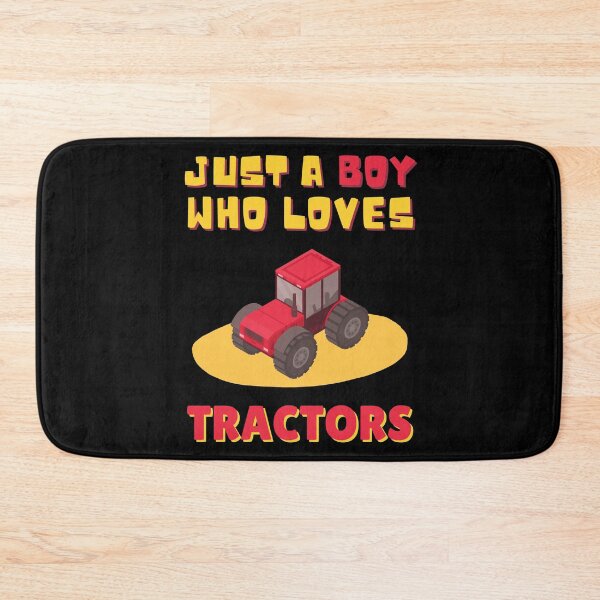 Item preview, Just A Boy Who Loves Tractors, Red Tractor Funny Kids Gift Idea designed and sold by singRsong.