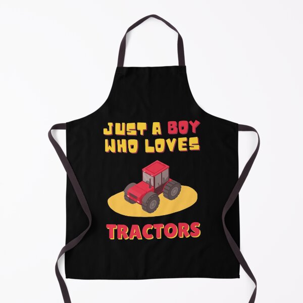 Item preview, Just A Boy Who Loves Tractors, Red Tractor Funny Kids Gift Idea designed and sold by singRsong.