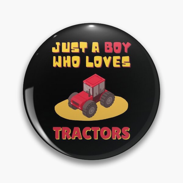 Item preview, Just A Boy Who Loves Tractors, Red Tractor Funny Kids Gift Idea designed and sold by singRsong.