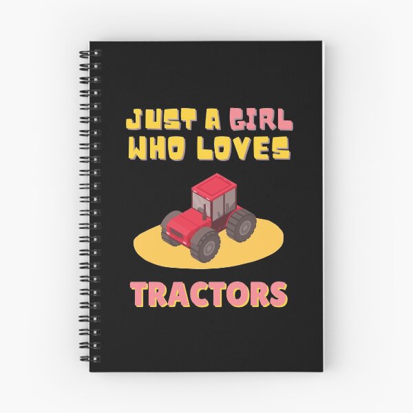Item preview, Just A Girl Who Loves Tractors, Red Tractor Funny Kids Gift Idea designed and sold by singRsong.