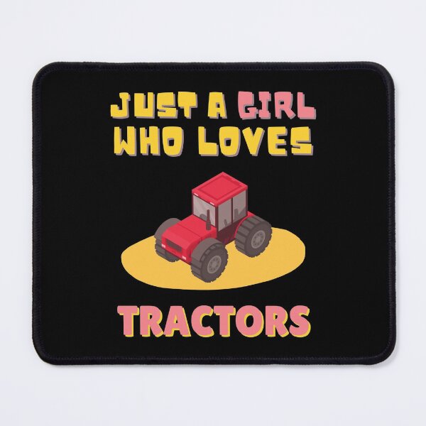 Item preview, Just A Girl Who Loves Tractors, Red Tractor Funny Kids Gift Idea designed and sold by singRsong.