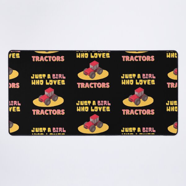 Item preview, Just A Girl Who Loves Tractors, Red Tractor Funny Kids Gift Idea designed and sold by singRsong.