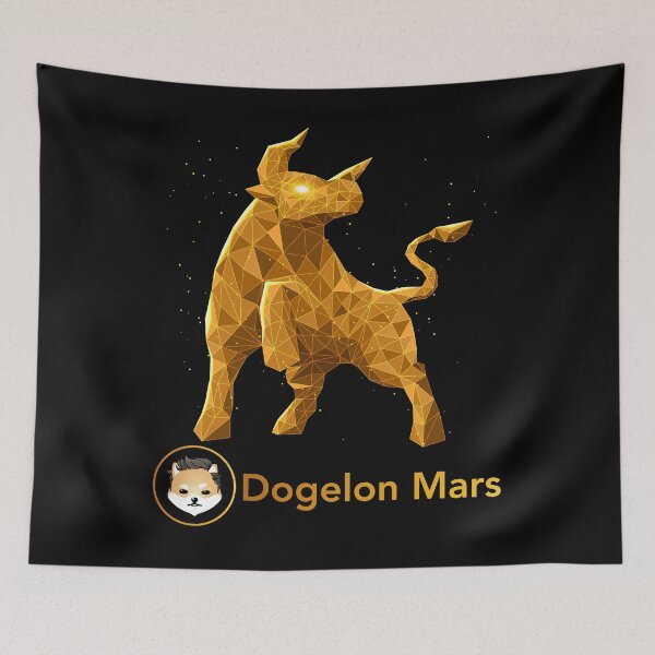Item preview, Bull Market Dogelon Mars ELON Coin To The Moon Crypto Token Cryptocurrency Blockchain Wallet designed and sold by AriellaGross.
