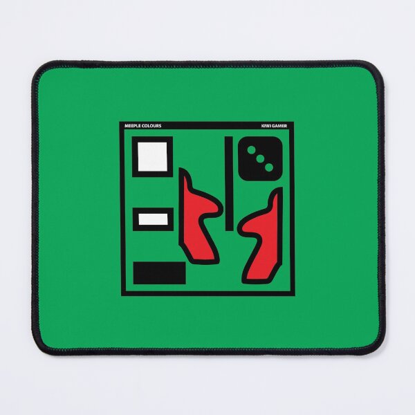 Item preview, True Colours of  Meeples and Dice - Green/Red designed and sold by geekyT.