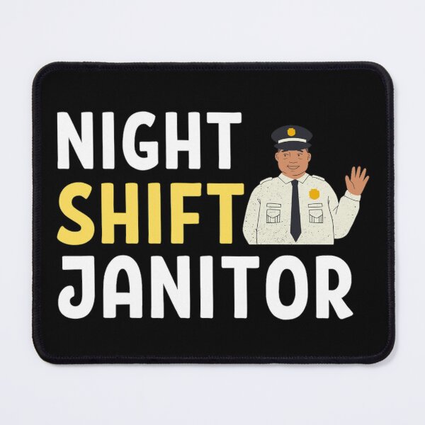 Item preview, Night Shift Janitor With Women Cleaner designed and sold by chetan786.