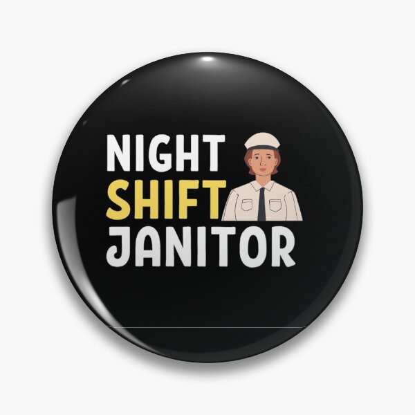 Item preview,  Night Shift Janitor With Women Cleaner  designed and sold by chetan786.