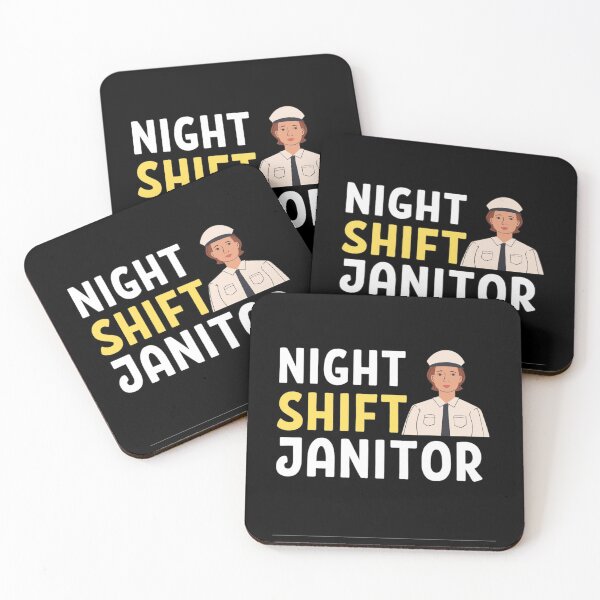 Item preview,  Night Shift Janitor With Women Cleaner  designed and sold by chetan786.
