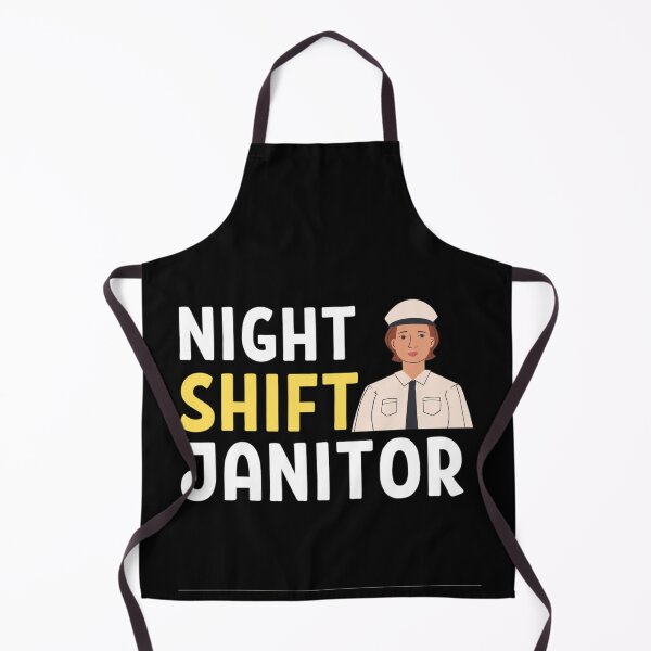 Item preview, Night Shift Janitor With Women Cleaner designed and sold by chetan786.