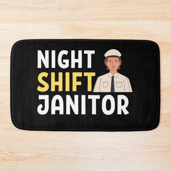 Item preview,  Night Shift Janitor With Women Cleaner  designed and sold by chetan786.