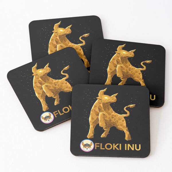 Item preview, Bull Market Floki Inu Coin To The Moon Crypto Token Floki Army Cryptocurrency Blockchain Wallet designed and sold by AriellaGross.