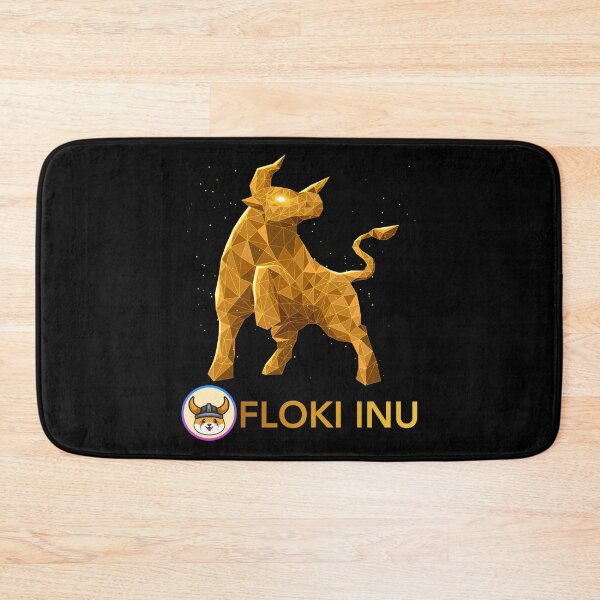 Item preview, Bull Market Floki Inu Coin To The Moon Crypto Token Floki Army Cryptocurrency Blockchain Wallet designed and sold by AriellaGross.