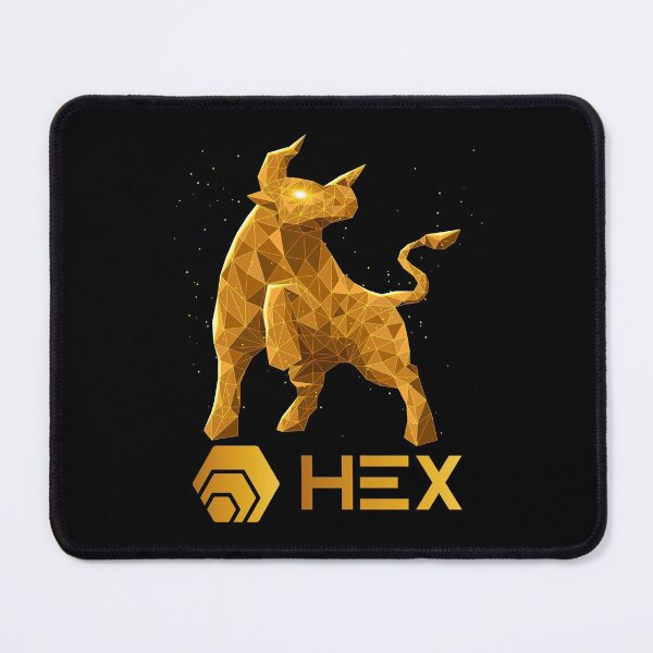 Item preview, Bull Market HEX Coin To The Moon HEX Crypto Token Cryptocurrency Blockchain Wallet designed and sold by AriellaGross.