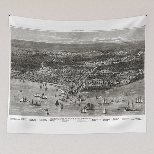 Item preview, Chicago - Illinois - 1871 designed and sold by paulrommer.