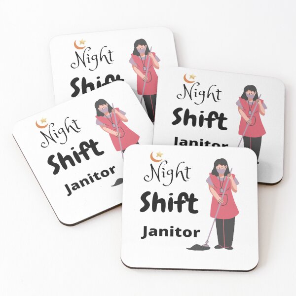 Item preview, Night Shift Janitor With Women Cleaner  designed and sold by chetan786.