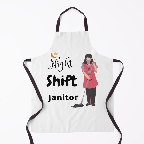 Item preview, Night Shift Janitor With Women Cleaner designed and sold by chetan786.