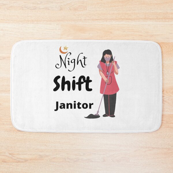 Item preview, Night Shift Janitor With Women Cleaner  designed and sold by chetan786.