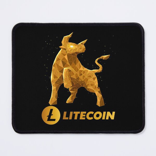Artikelvorschau, Bull Market Litecoin LTC Coin To The Moon Crypto Token Cryptocurrency Blockchain Wallet entworfen und verkauft von AriellaGross.