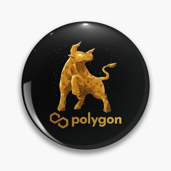 Item preview, Bull Market Polygon Matic Coin To The Moon Crypto Token Cryptocurrency Blockchain Wallet designed and sold by AriellaGross.