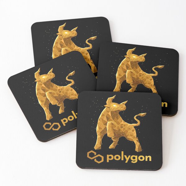 Item preview, Bull Market Polygon Matic Coin To The Moon Crypto Token Cryptocurrency Blockchain Wallet designed and sold by AriellaGross.