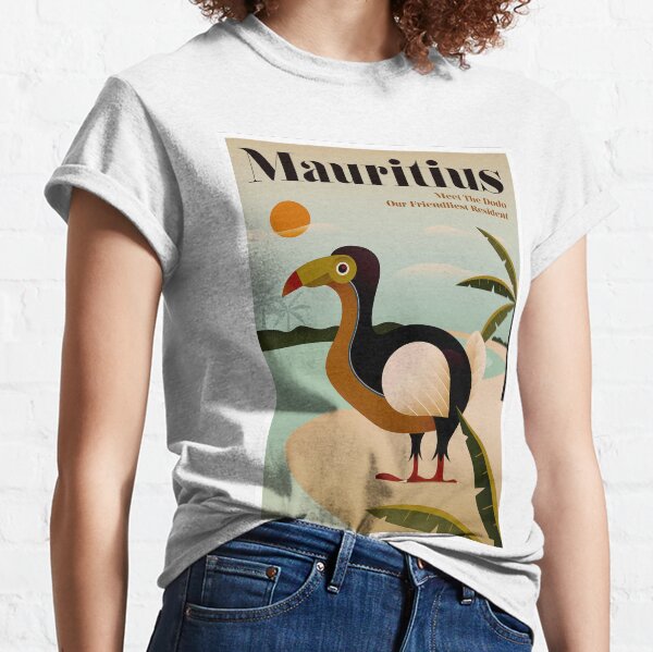 MAURITIUS; Vintage Travel and Tourism Print Classic T-Shirt