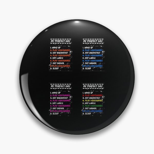Item preview, My Perfect Day Videogames, Gamer Gift, Sticker Pack designed and sold by FNStuff.