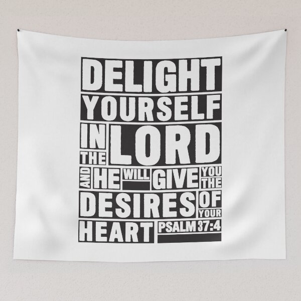 Item preview, Psalm 37:4 Delight yourself in the LORD designed and sold by plushism.