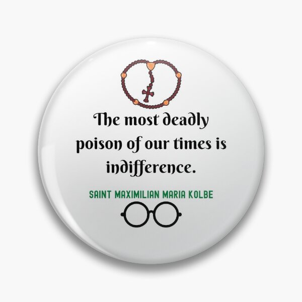 Item preview, Saint Maximilian Kolbe quote designed and sold by Lorify.