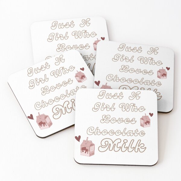 Item preview, Just A Girl Who Loves Chocolate Milk designed and sold by RedFlowerful.