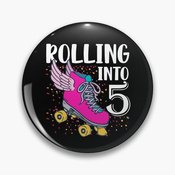 Item preview, Rolling Into 5 Years Old Girls Birthday  designed and sold by Eddie SH.