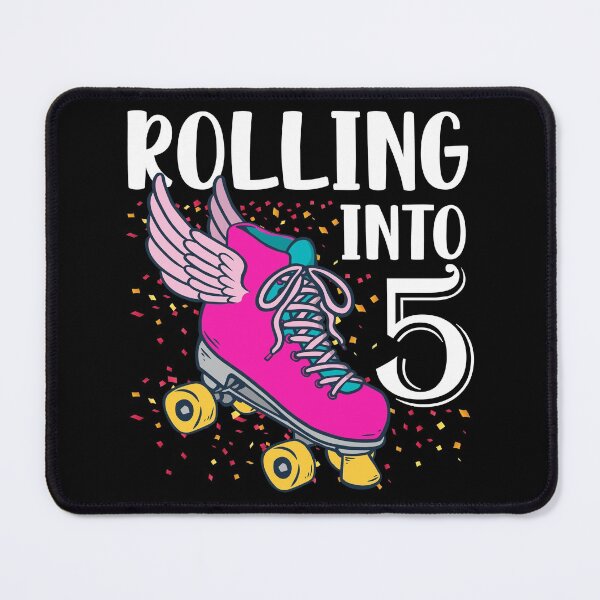 Item preview, Rolling Into 5 Years Old Girls Birthday designed and sold by Eddie SH.