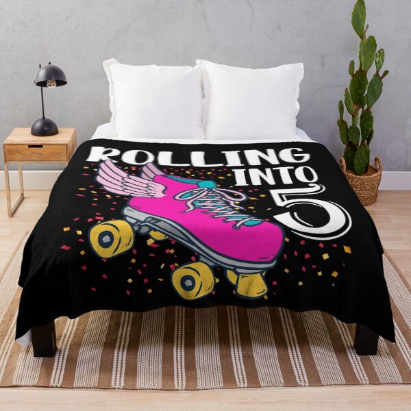 Item preview, Rolling Into 5 Years Old Girls Birthday  designed and sold by Eddie SH.
