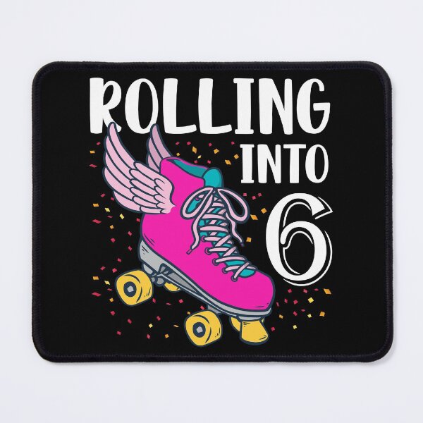 Item preview, Rolling Into 6 Years Old Girls Birthday designed and sold by Eddie SH.
