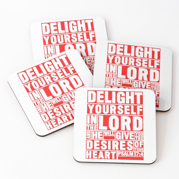 Item preview, Psalm 37:4 Delight yourself in the LORD designed and sold by plushism.