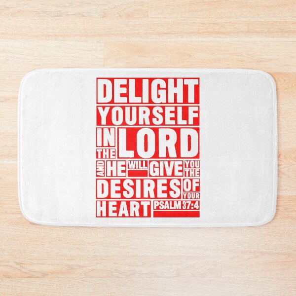 Item preview, Psalm 37:4 Delight yourself in the LORD designed and sold by plushism.