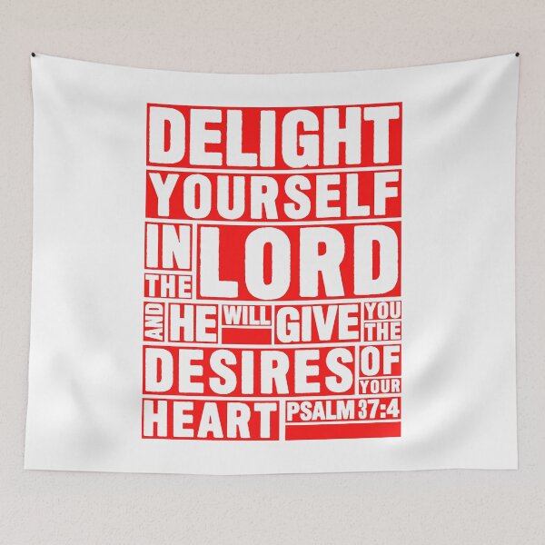 Item preview, Psalm 37:4 Delight yourself in the LORD designed and sold by plushism.