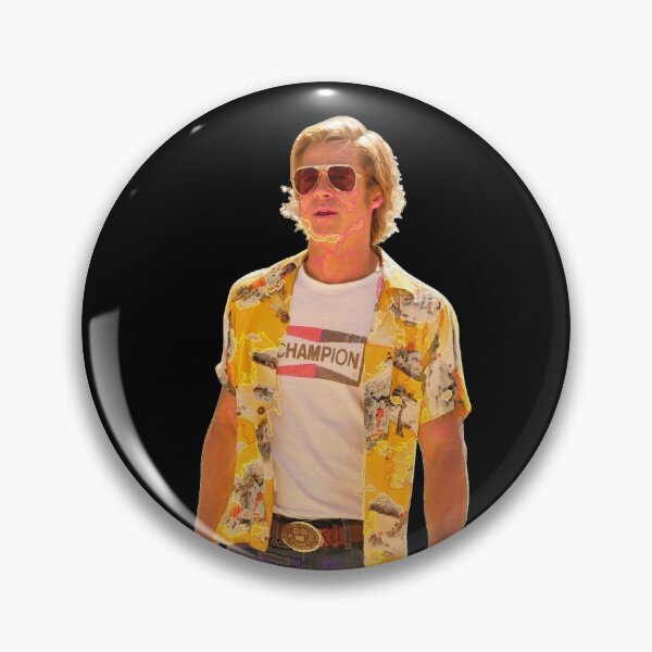 Item preview, Brad Pitt illustrative portrait designed and sold by MarioColtello.